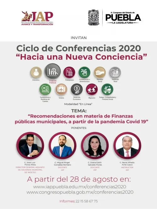 Continúa LX Legislatura con el Ciclo de Conferencias 2020 “Hacia una nueva conciencia”