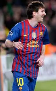 Messi marcó cinco goles en la Champions League
