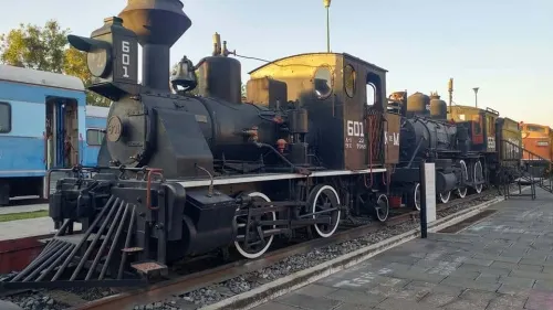 Museo de Ferrocarriles vuelve abrir sus puertas bajo estrictas medidas de sanidad.