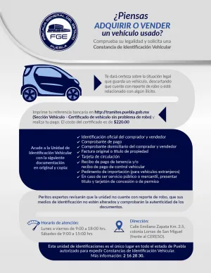 Fiscalía, garantiza la lícita compra-venta de autos usados
