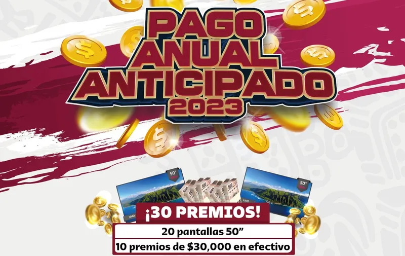 Pago de agua anticipado