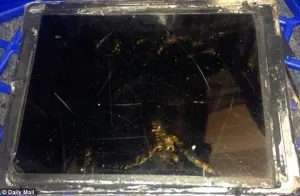 iPad Air hace corto y despues se incendia