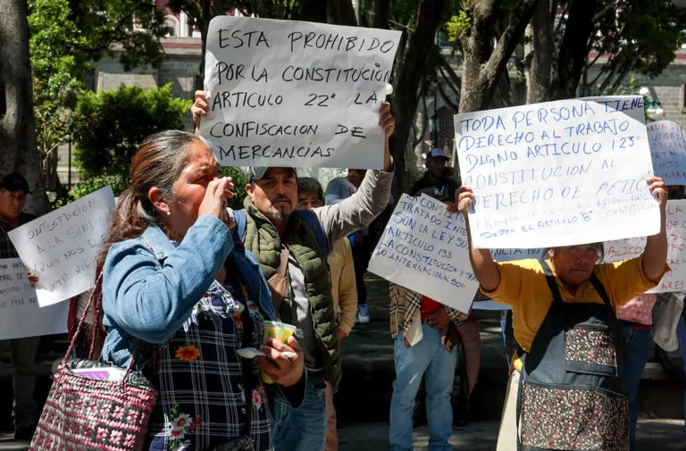 La lucha de los comerciantes informales