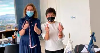 Rectora de la BUAP y Beatriz Gutiérrez sostienen reunión en Ciudad Universitaria