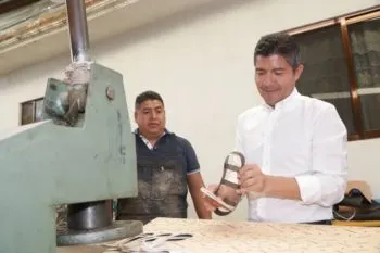 Este fin de semana Eduardo Rivera visitó el municipio de Tepeyahualco