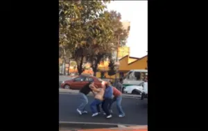 VIDEO: Difunden ‘levanton’ en el DF y la policía no hace nada