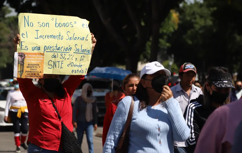 Protestas maestro SNTE