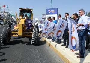 Tony Gali inicia modernización de bulevar Forjadores