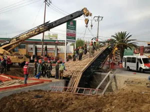 Cae estructura del Viaducto Valsequillo