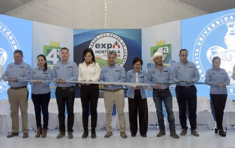Lilia Cedillo inaugura la Expo Hortícola Puebla BUAP 2026