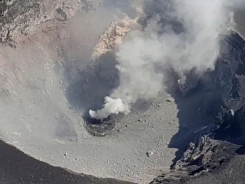 Se forma domo 83 en el Popocatépetl; así se ve
