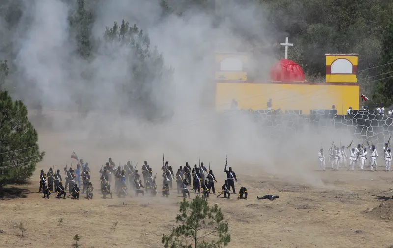 escenificación Batalla del 5 de Mayo