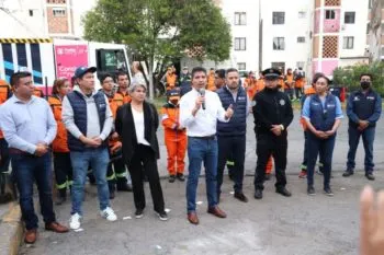 Ayuntamiento de Puebla limpió más de 3 mil kilómetros en el primer mes del programa de limpieza urbana integral