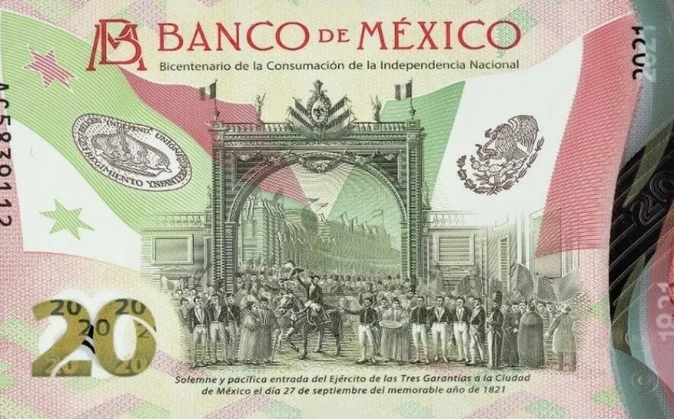 Presenta nuevo billete de 20 pesos conmemorativo a la Consumación de la Independencia