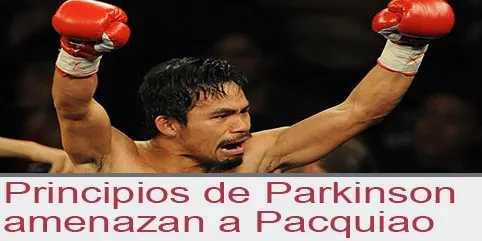 Principios de Parkinson amenazan a Pacquiao