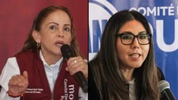 Dirigentes del PAN y Morena se enfrentan en redes por baches en Puebla