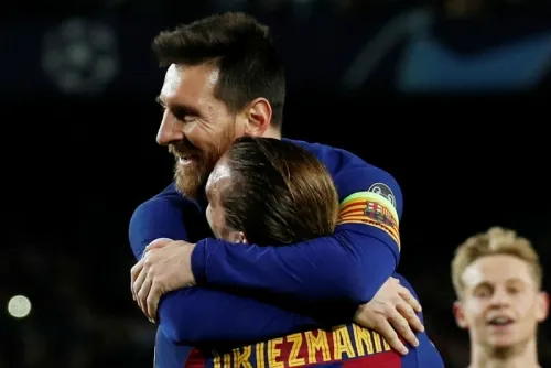 Lionel Messi encauza victoria 3- 1 y pase a octavos en Champions de Barcelona