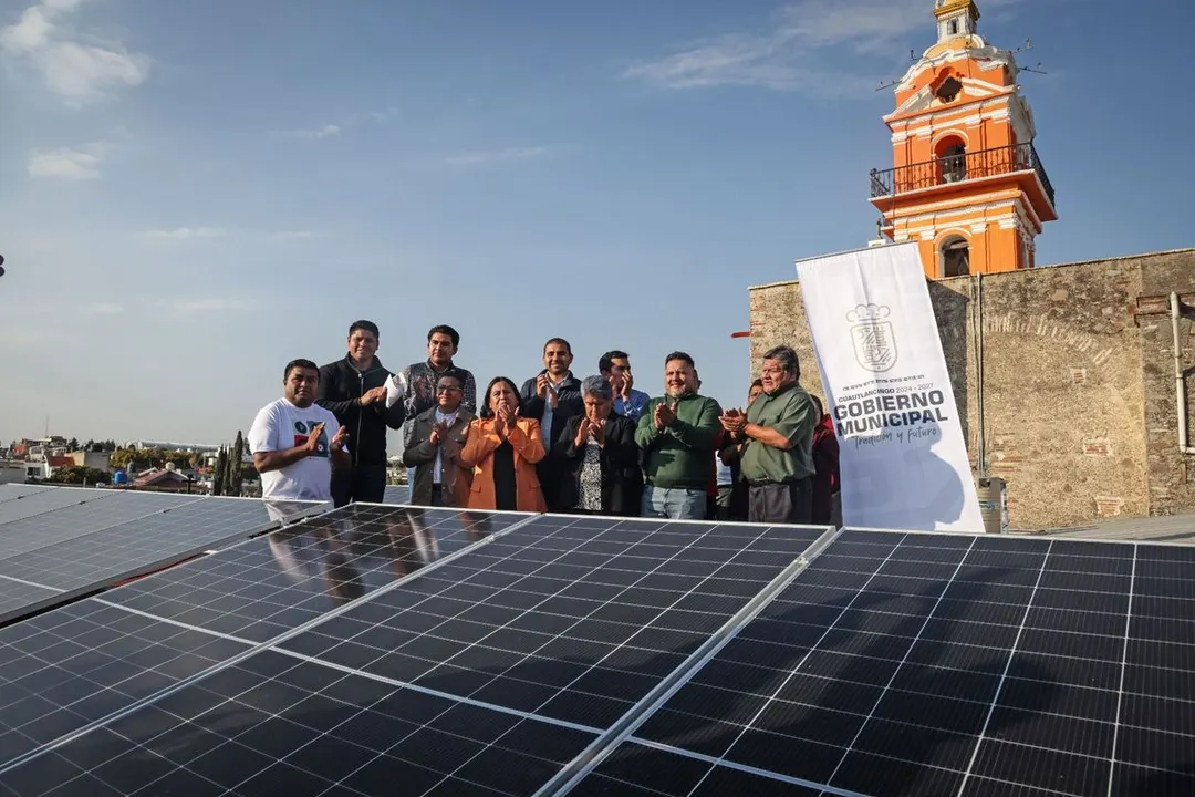 Cuautlancingo Paneles Solares Iglesia Sanctorum