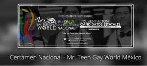Mr. Teen Gay World promueve derechos de comunidad LGBTTI