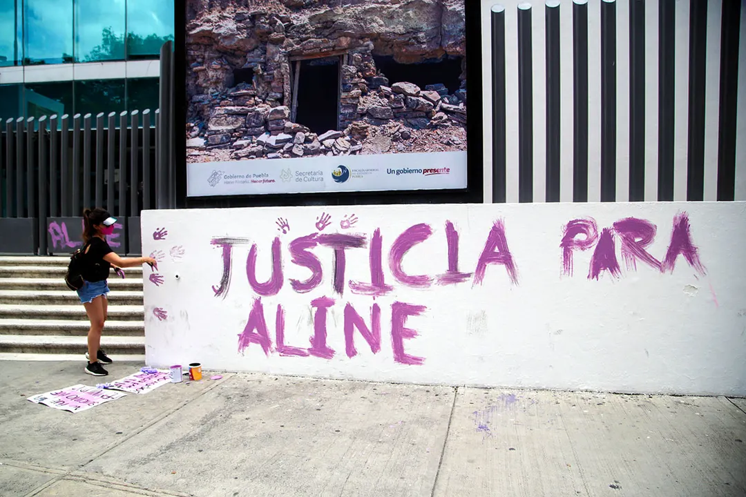 Manif Feminicidio Aline Fge Puebla