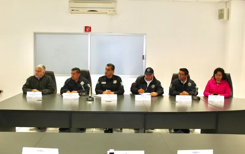 Instala Guadalupe Cuautle mesa de seguridad y justicia en San Andrés Cholula 