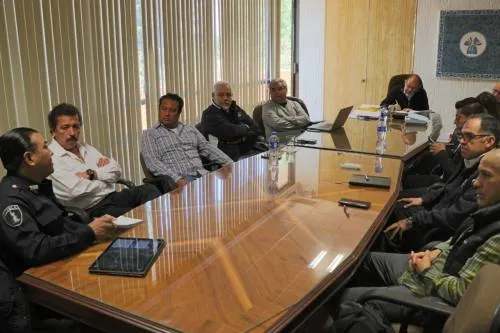 Se reúne Policía Estatal con representantes del INAOE para atender temas de seguridad