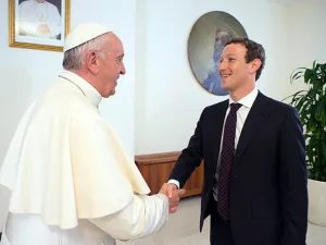 El Papa se reúne con Mark Zuckerberg en Roma