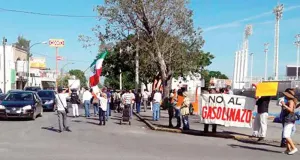 Comienzan protestas por el alza a gasolinas