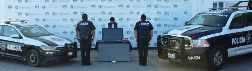 En acción inmediata, detuvo policía municipal de Puebla a hombre por robo a casa habitación