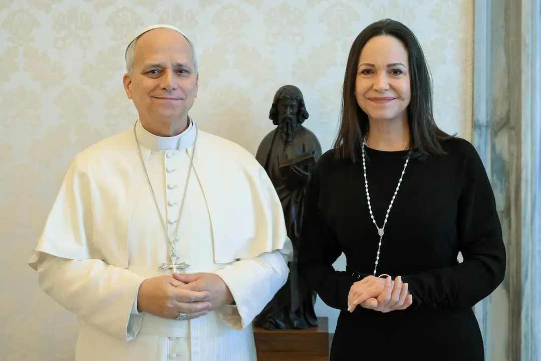 León XIV y María Corina Machado