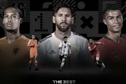 Messi, Cristiano y van Dijk, en la terna al premio The Best