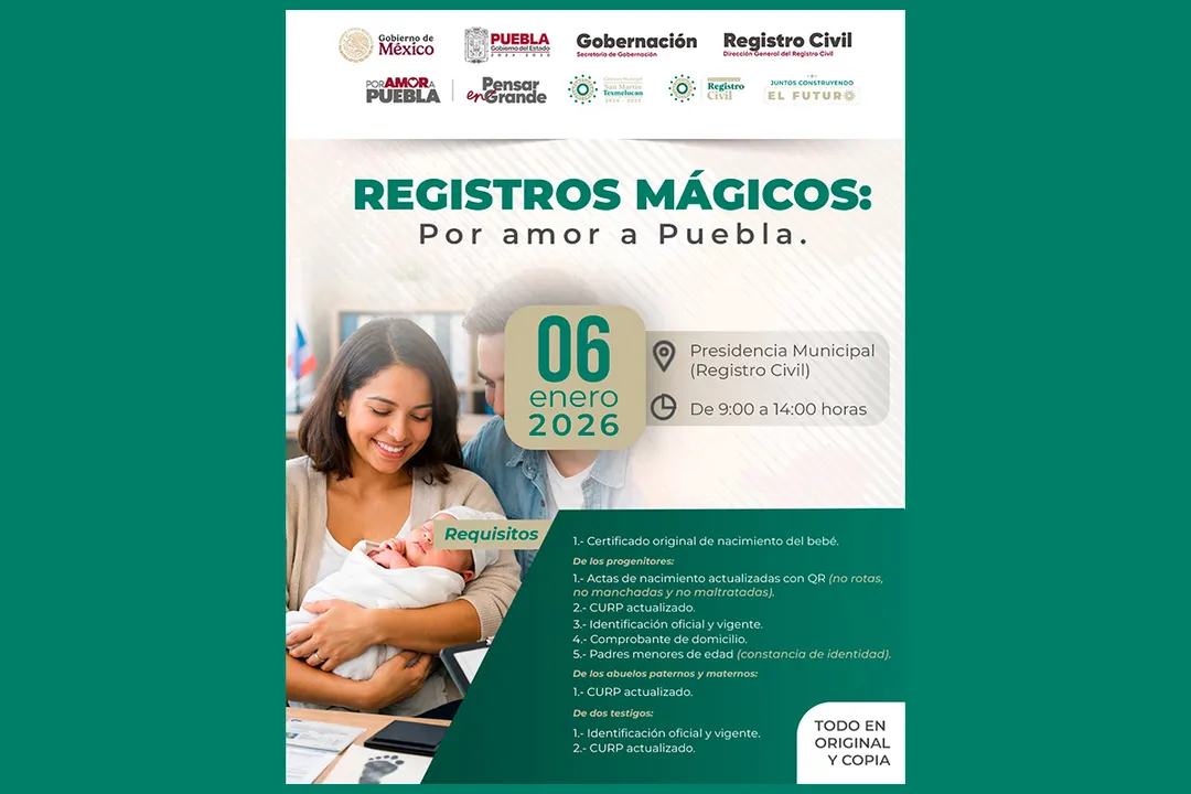 Texmelucan Jornada Registros Nacimiento Gratuitos