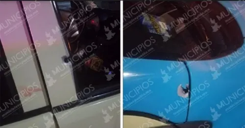 Balean taxi y hieren a pasajeros, en Atlixco