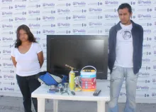 Policía municipal del sector 4 aseguró presuntos asaltantes de negocio
