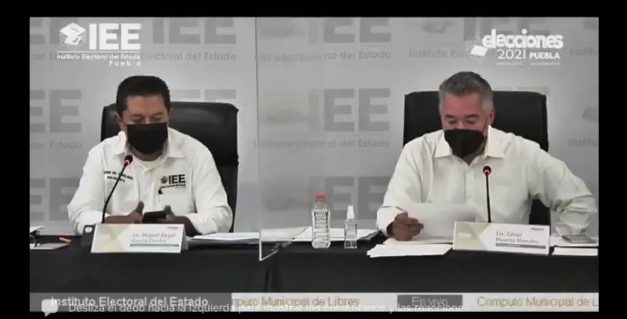Asume IEE conteo de votos de Amozoc y Tlahuapan