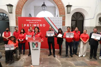 Senadores priistas, entre ellos Néstor Camarillo, votarán en contra de la reforma al Poder Judicial, asegura Delfina Pozos