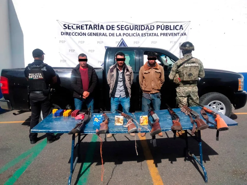 Detenidos en Chignahuapan