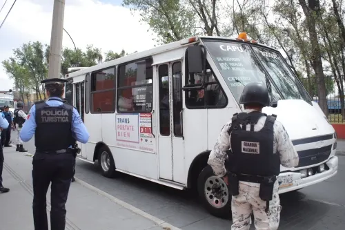 Reforzarán operativos de seguridad en el transporte público ante incremento de asaltos