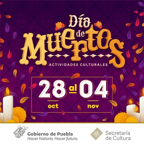 Presenta Secretaría de Cultura cartelera de Día de Muertos