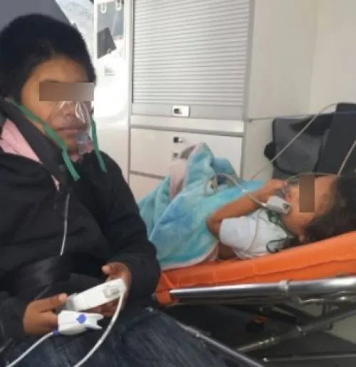 Bomberos Puebla auxilió a familia que sufrió intoxicación