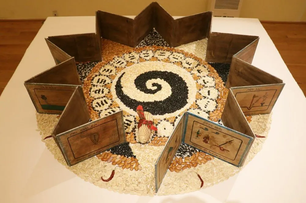 exposición de arte plástico mazateco