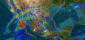 Emiten alerta roja en Baja California Sur por tormenta tropical “Ileana”