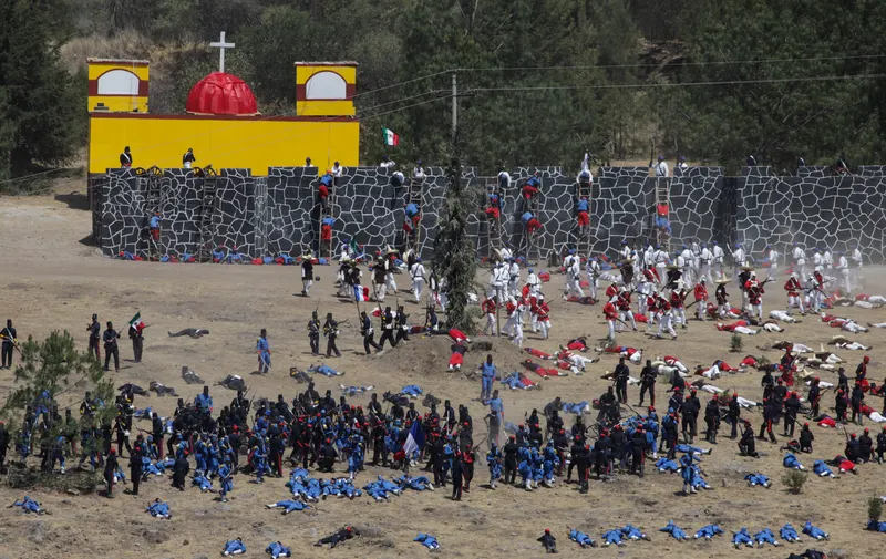 escenificación Batalla del 5 de Mayo