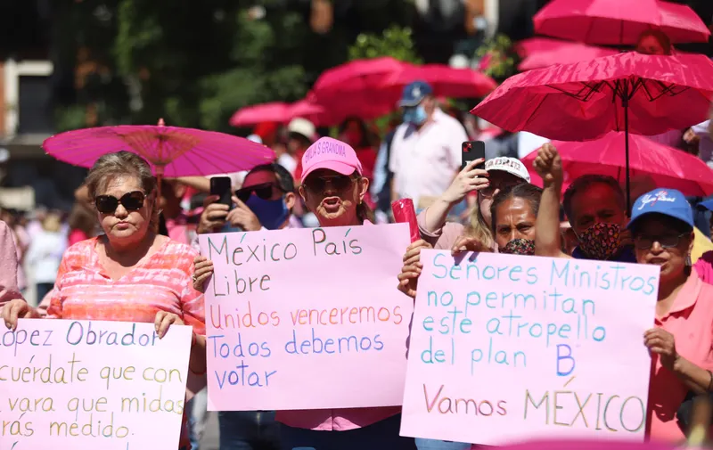 Marcha INE 2023 Puebla