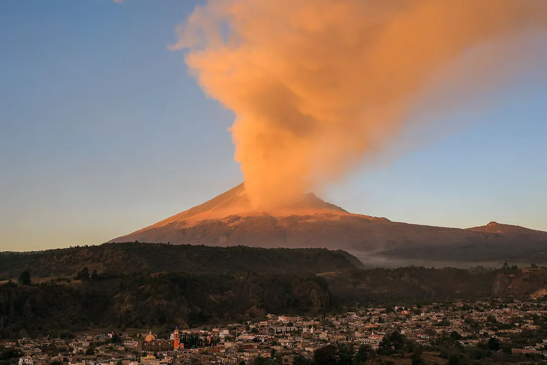 Volcan Popocatepetl Fumarola