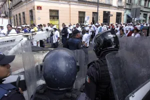Municipales blindaron primer cuadro ante marcha del 1 de mayo?