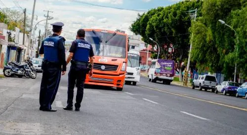 Interviene Policía Municipal y detiene a una persona por robo a transporte público