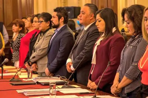 Claudia Rivera Vivanco, pide guardar un minuto de silencio previo a la sesión de Cabildo