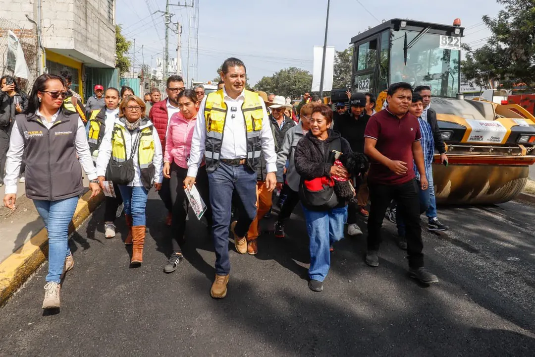 Supervisa Armenta ampliación de la carretera Puebla–Tlaxcala; beneficiará a 1.6 millones de personas