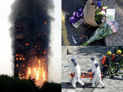 Suman 17 muertos por incendio de edificio, en Londres